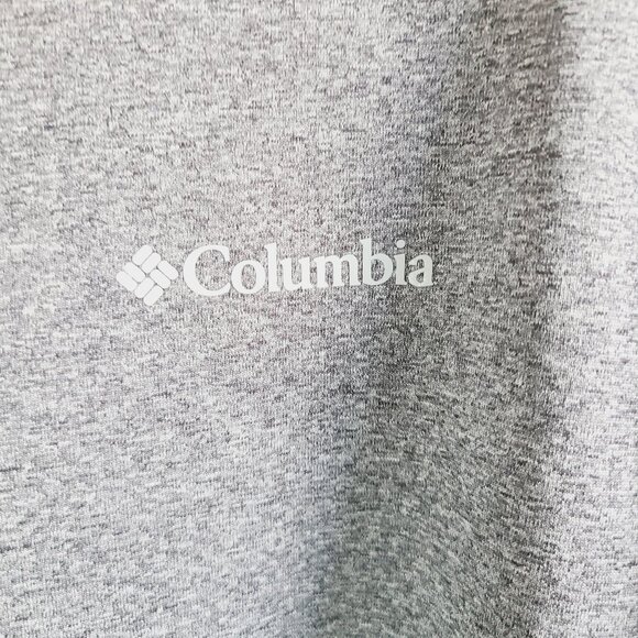 Columbia Mens XL Heather Grey Omni-Wick Regular Fit Performance T-Shirt - Picture 5 of 10